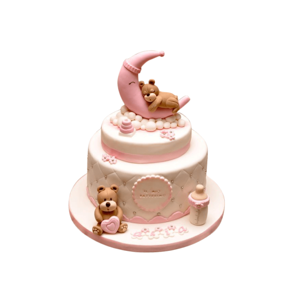 Cuddle Bear Cream Cake