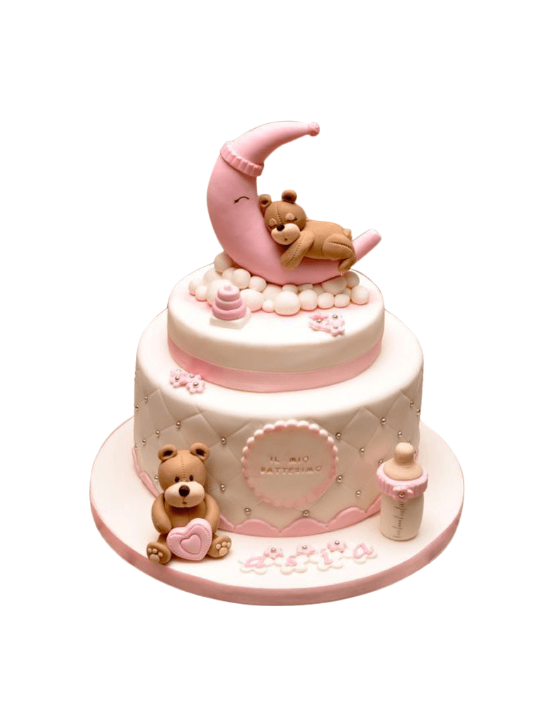 Cuddle Bear Cream Cake