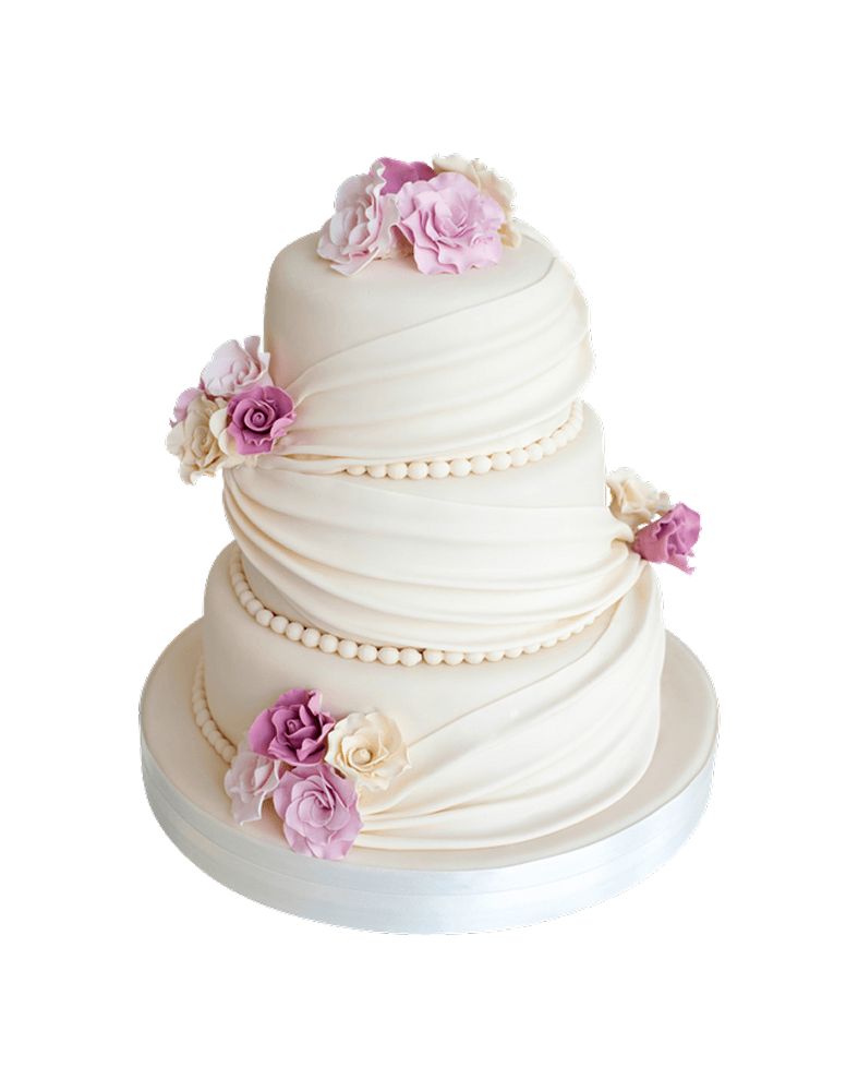 Rose Petal Romance Cake